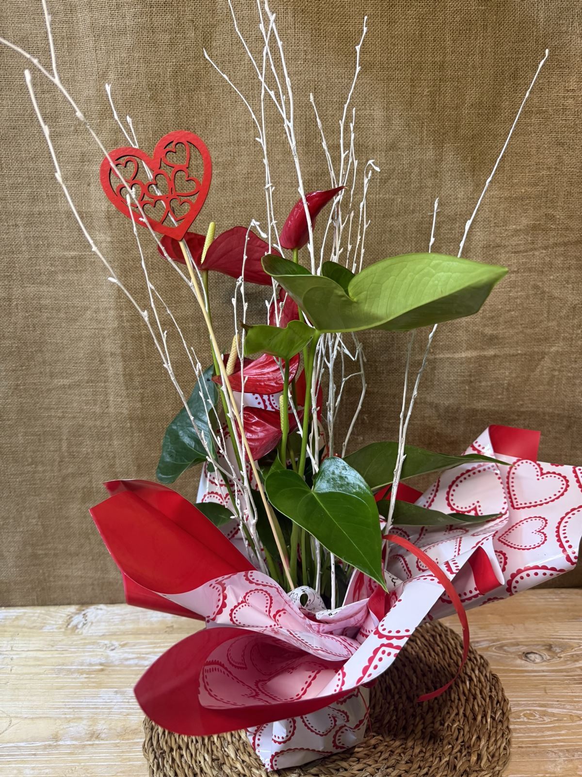 Anturium rojo - Imagen 1