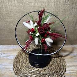 Aro de luz en tonos rojos - Imagen 2