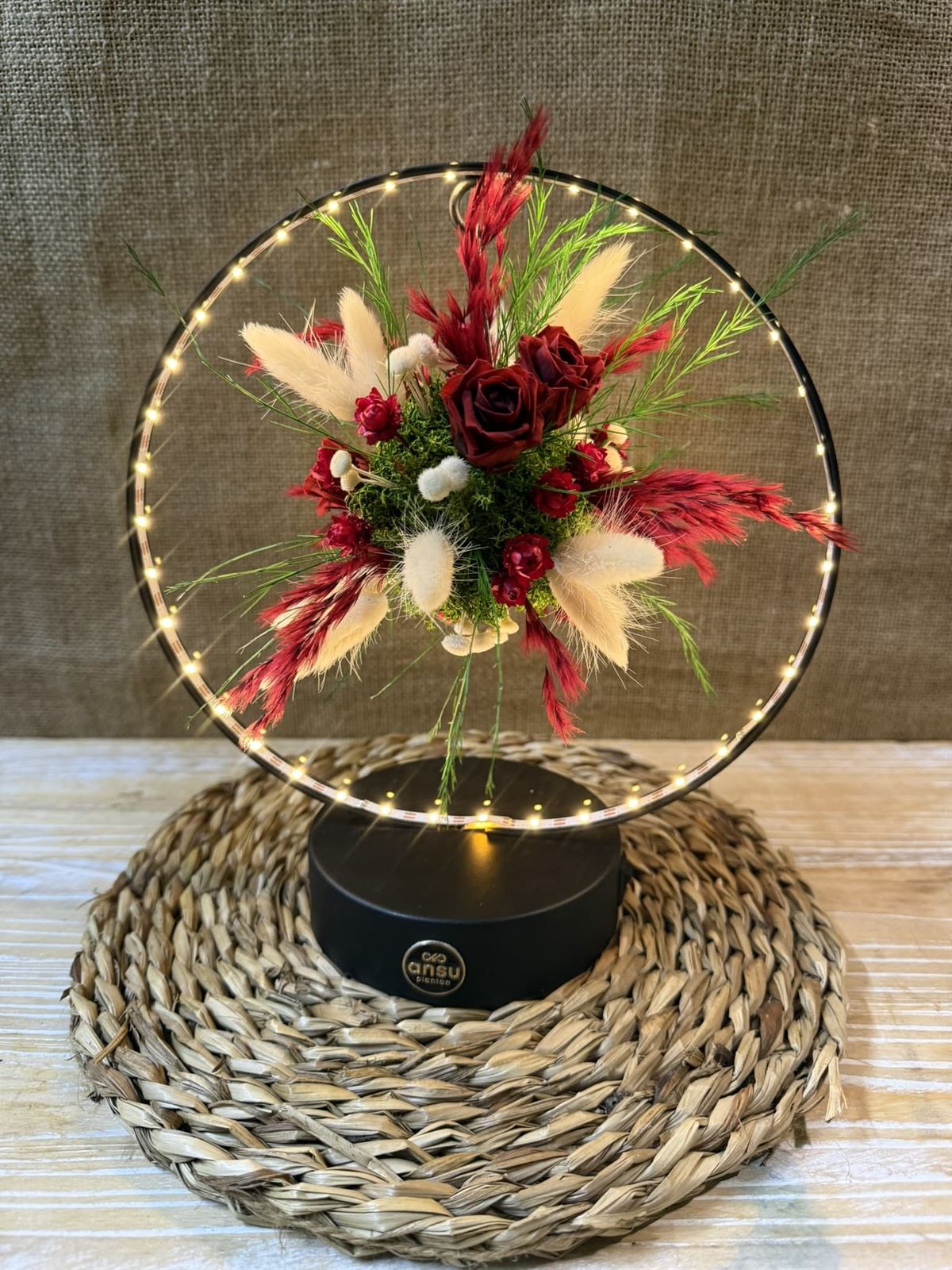 Aro de luz en tonos rojos - Imagen 3