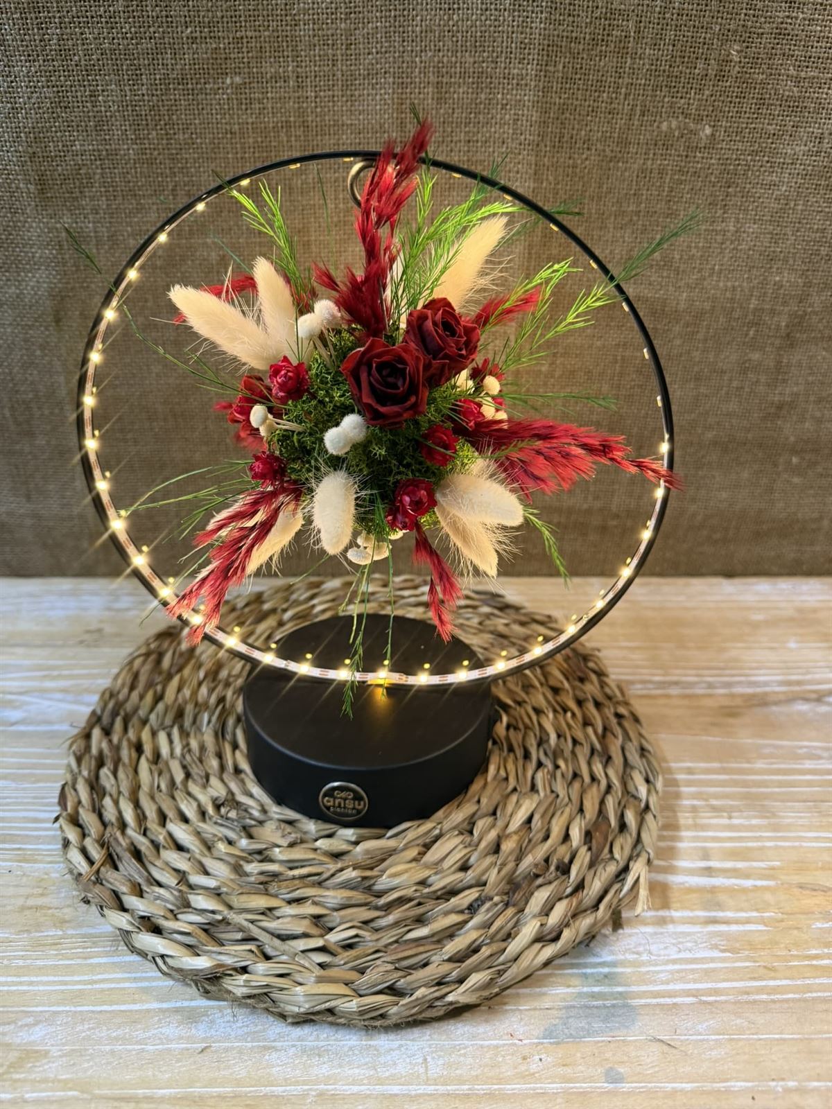 Aro de luz en tonos rojos - Imagen 4