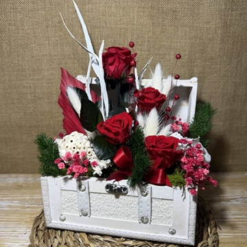 Baúl blanco pequeño - Imagen 1