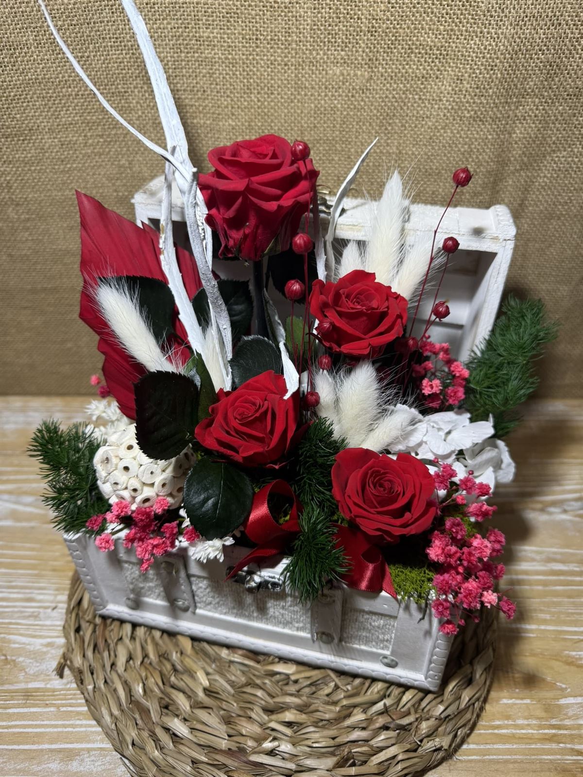 Baúl blanco pequeño - Imagen 2