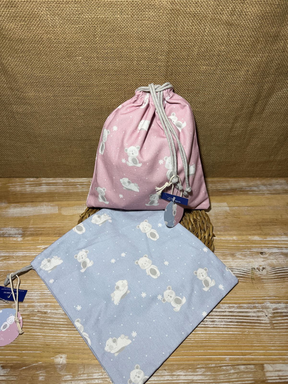 Bolsas neceser azul y rosa - Imagen 2