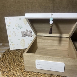 Caja madera bebes - Imagen 1