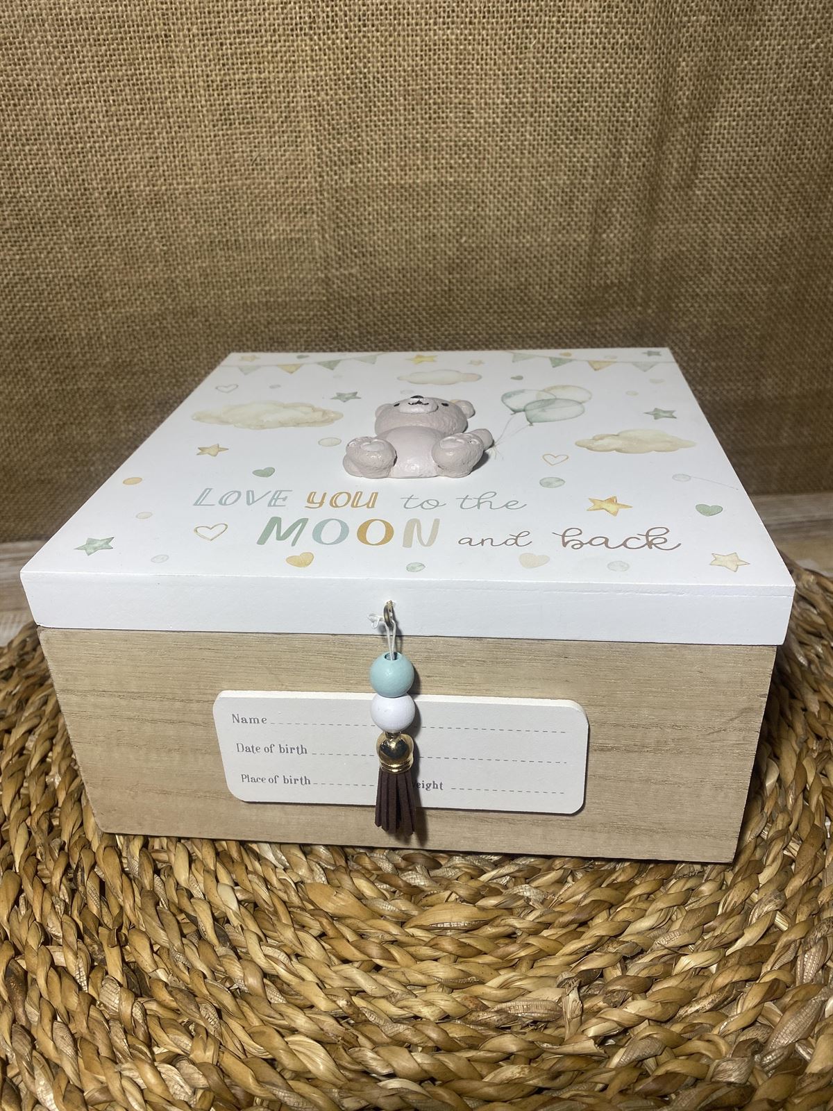Caja madera bebes - Imagen 6