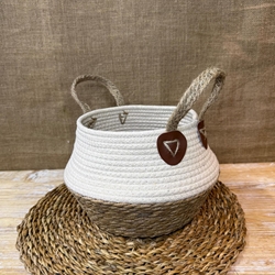 Cesta fibra algodón - Imagen 2