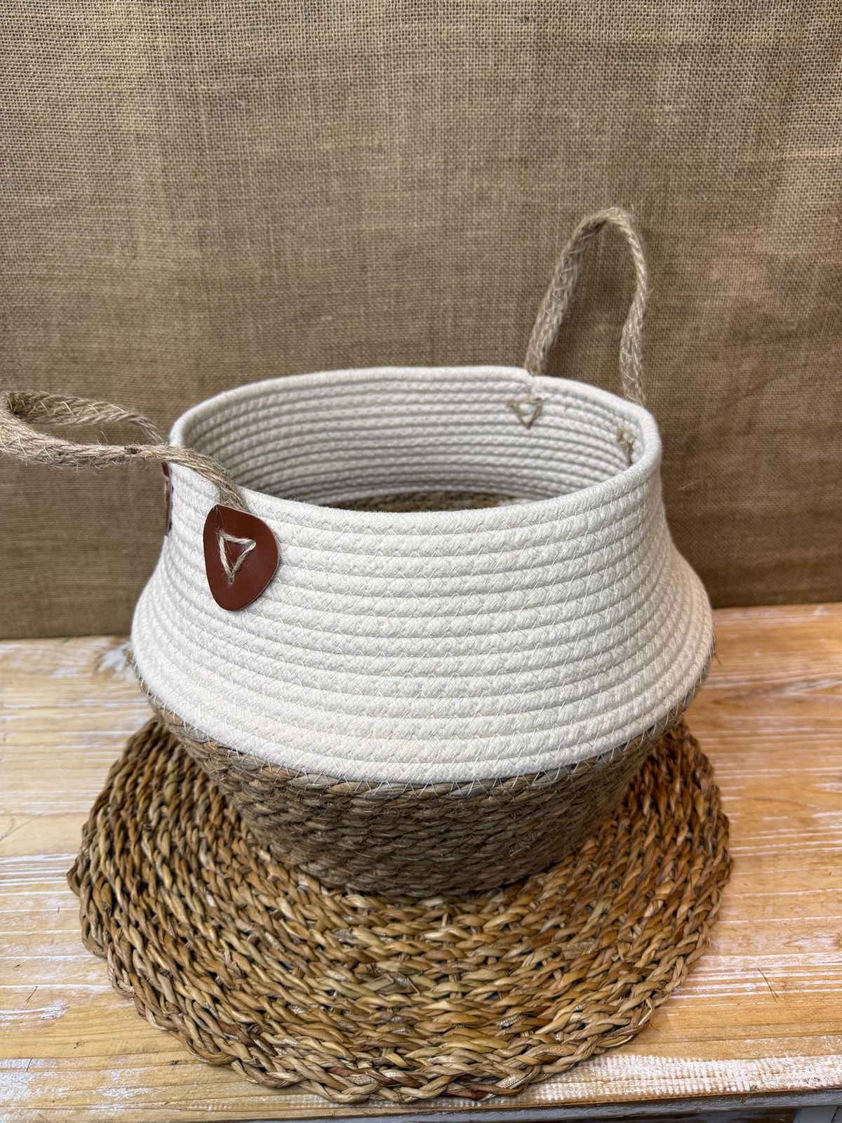 Cesta fibra algodón - Imagen 4