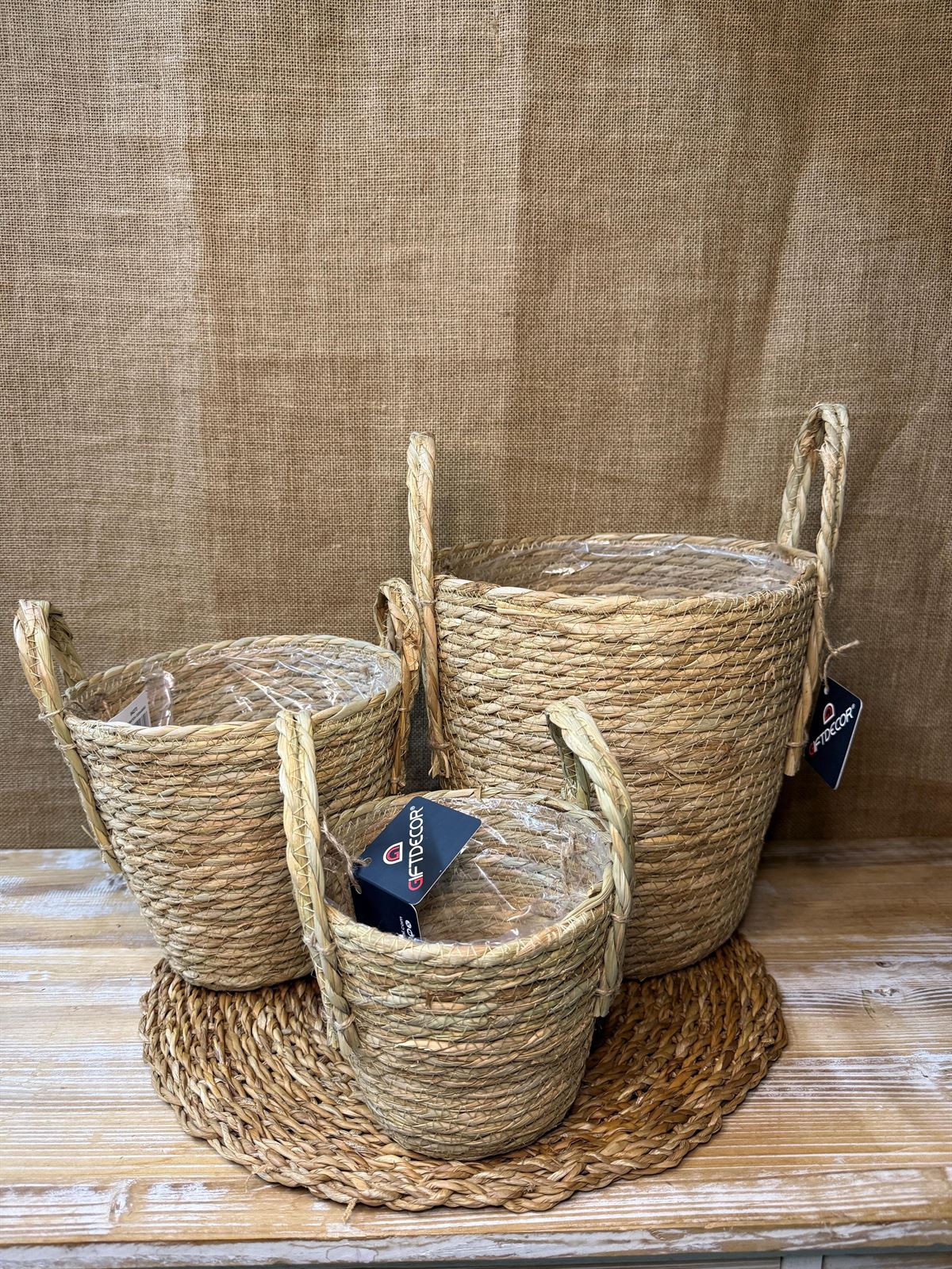 Cesta naturales con asa - Imagen 1