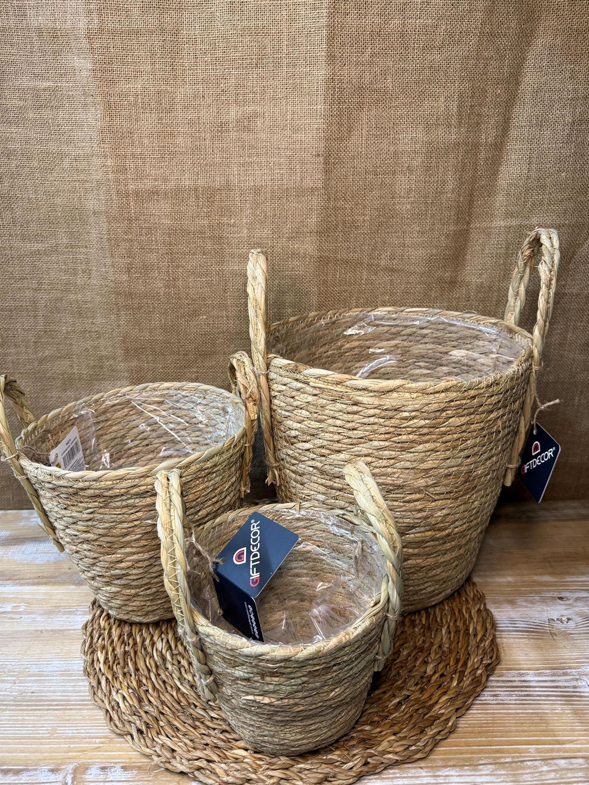 Cesta naturales con asa - Imagen 2