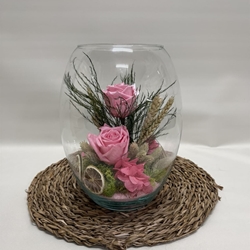 Cristal en tonos rosa - Imagen 2