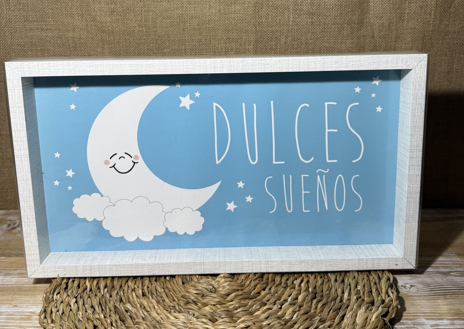 Cuadro azul "dulces sueños" - Imagen 1