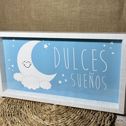 Cuadro azul "dulces sueños" - Imagen 2