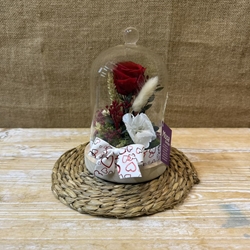 Cúpula en tonos rojos pequeña. - Imagen 1