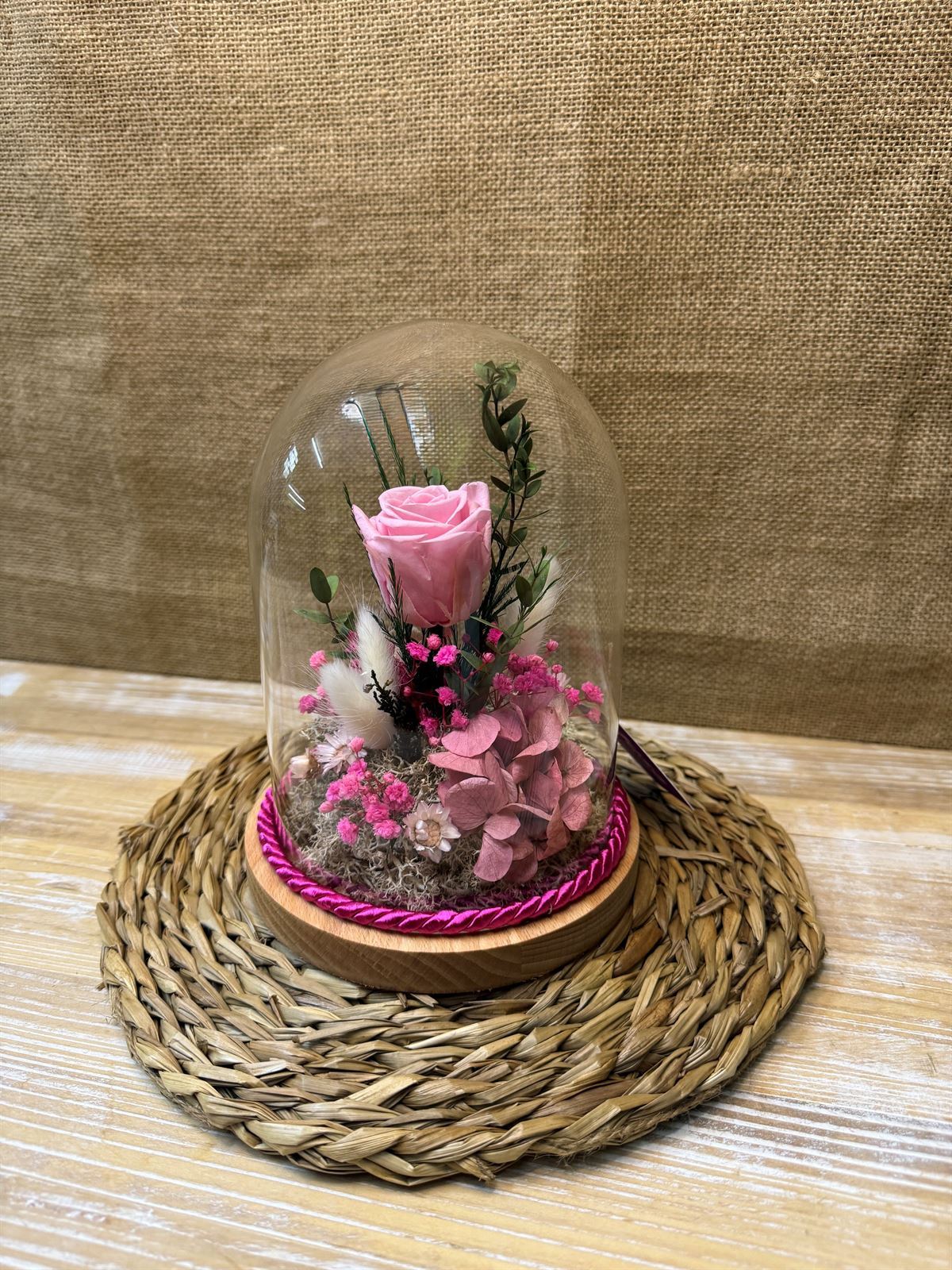 Cúpula pequeña en tonos rosa - Imagen 2