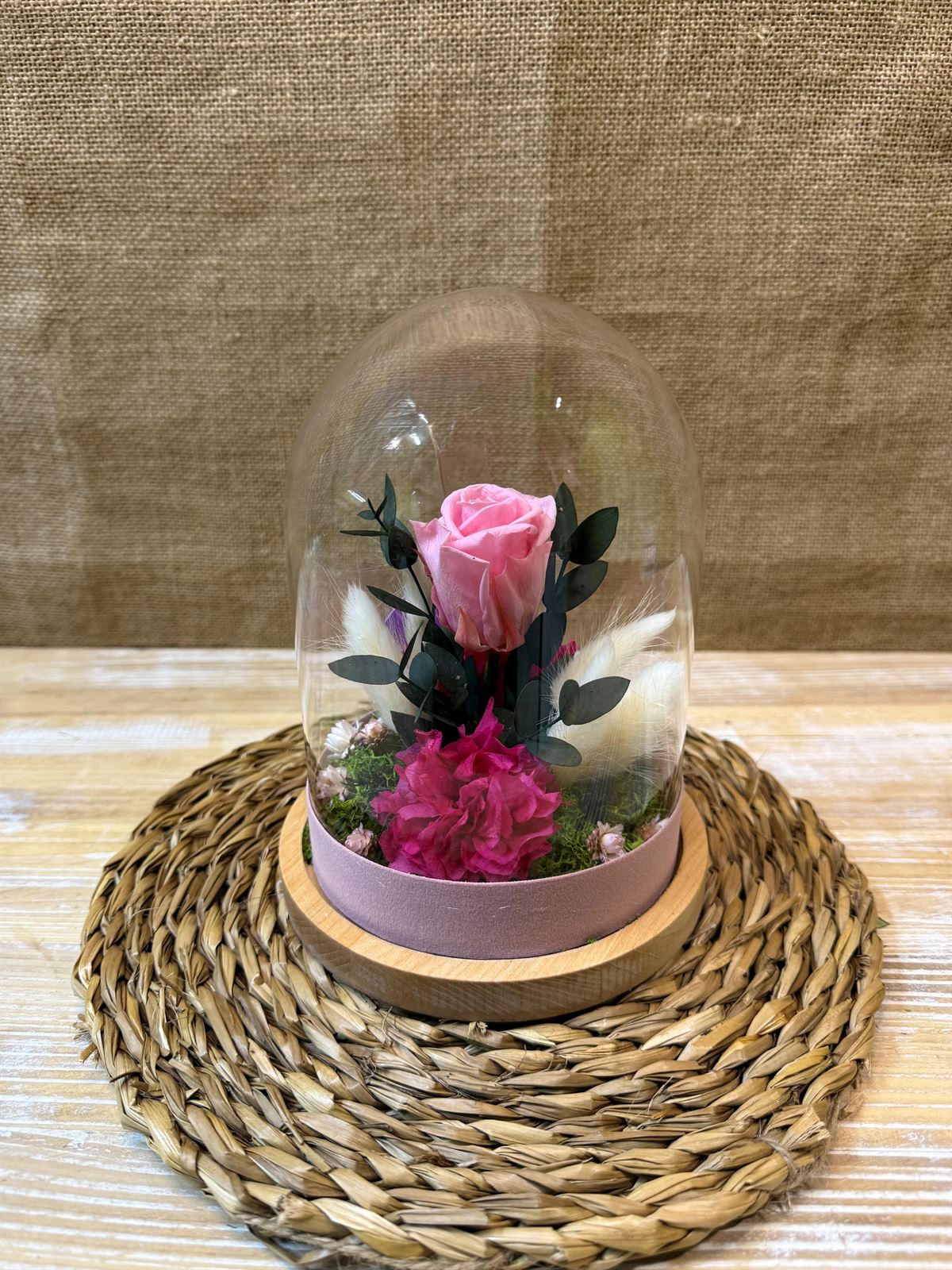 Cúpula pequeña en tonos rosa - Imagen 1