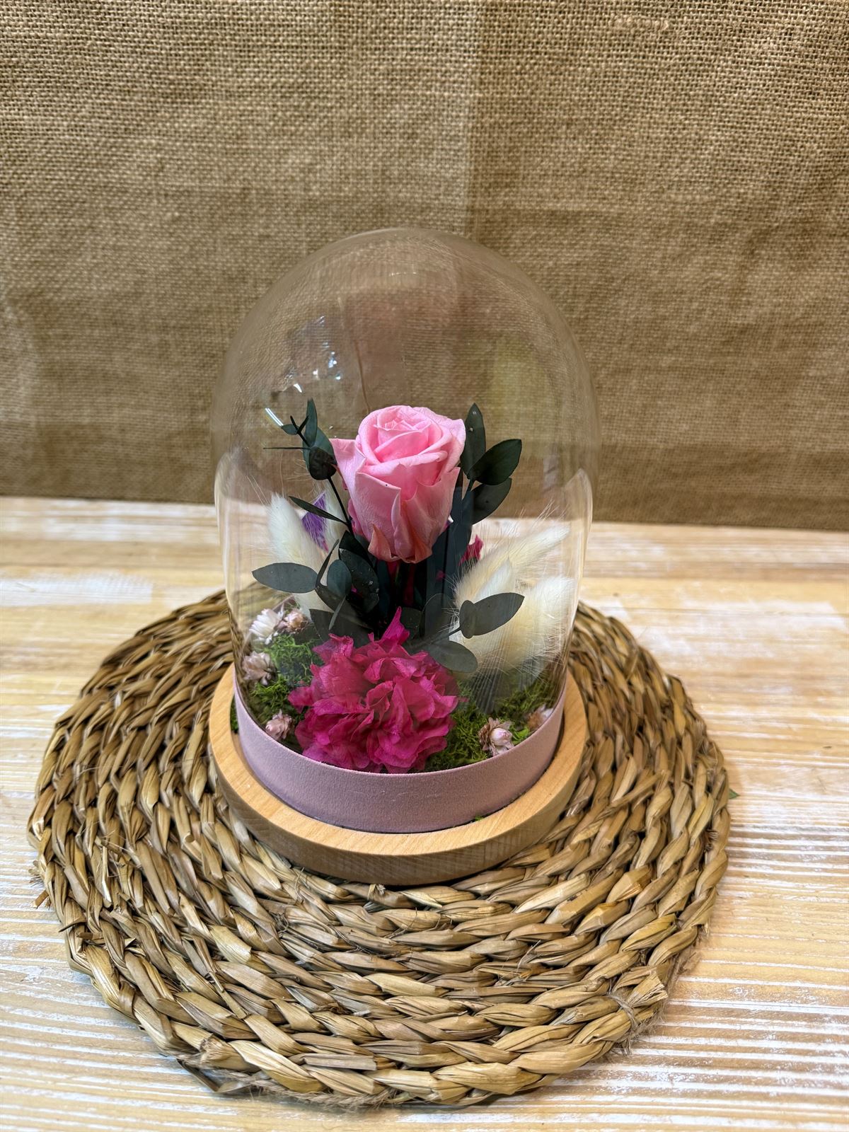Cúpula pequeña en tonos rosa - Imagen 2