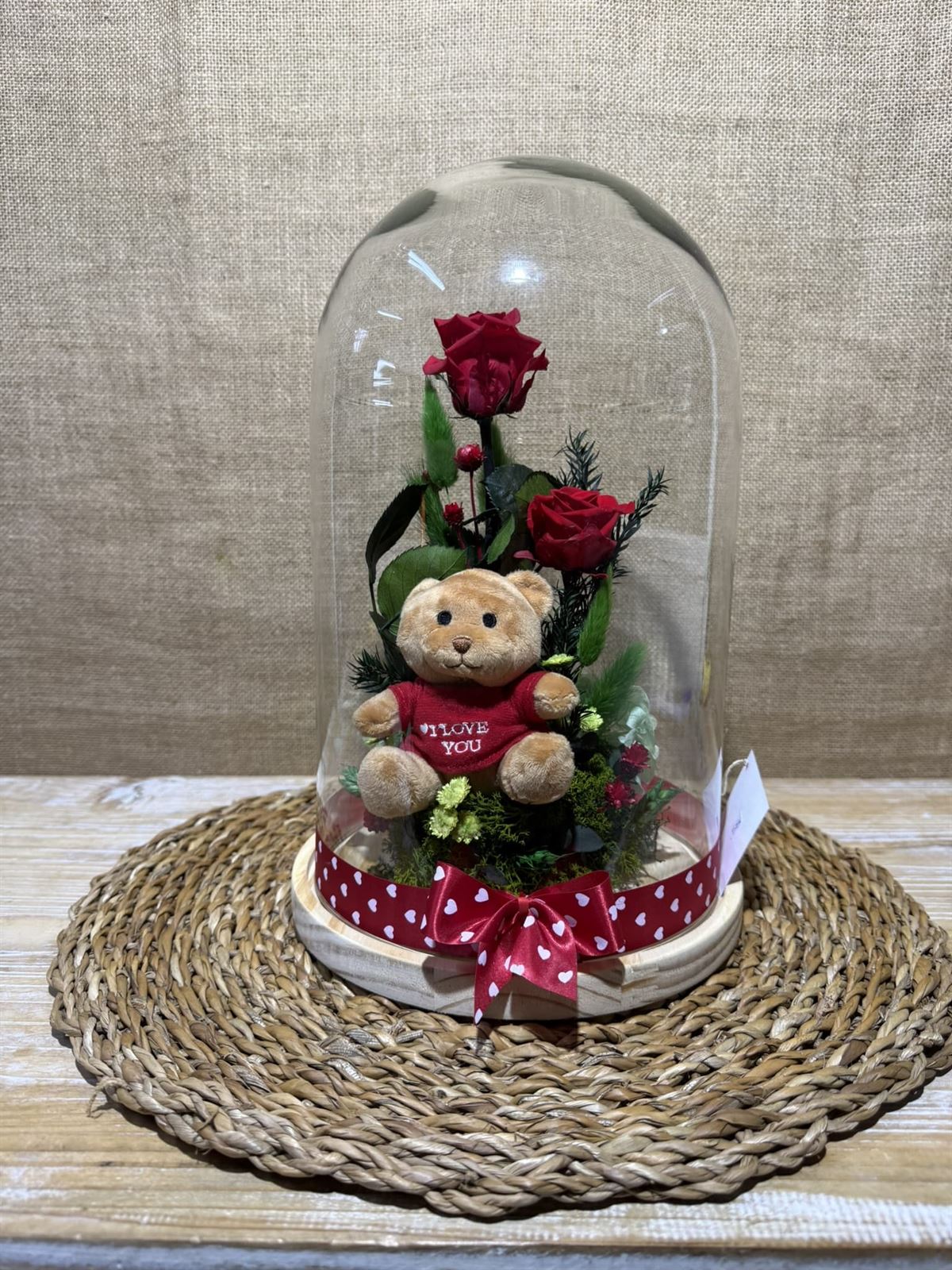 Cúpula roja peluche pequeño - Imagen 1