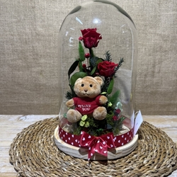 Cúpula roja peluche pequeño - Imagen 1