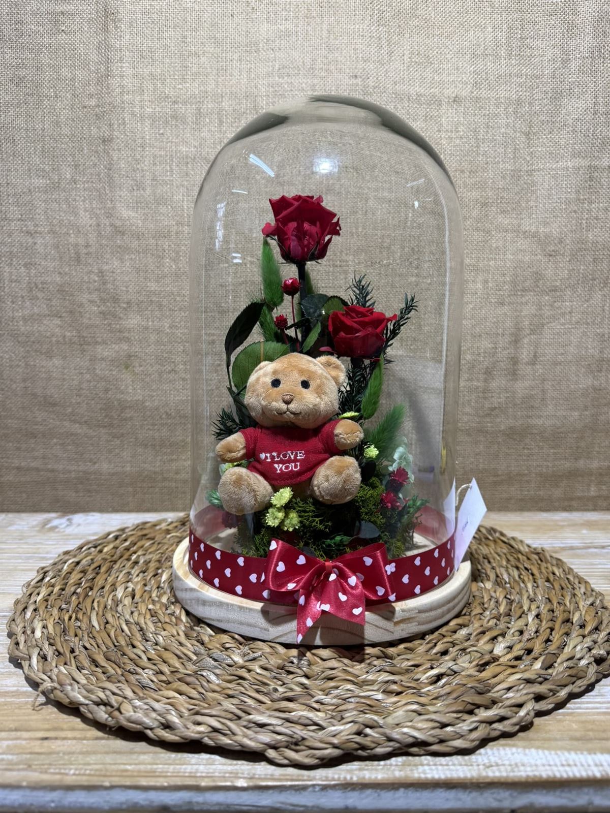 Cúpula roja peluche pequeño - Imagen 2