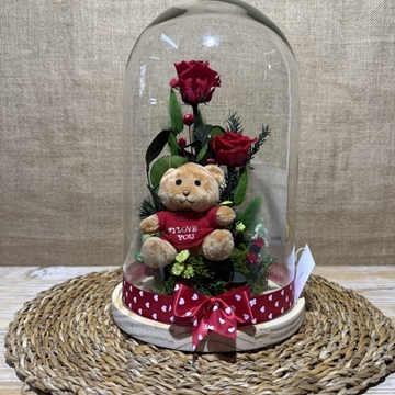 Cúpula roja peluche pequeño - Imagen 2