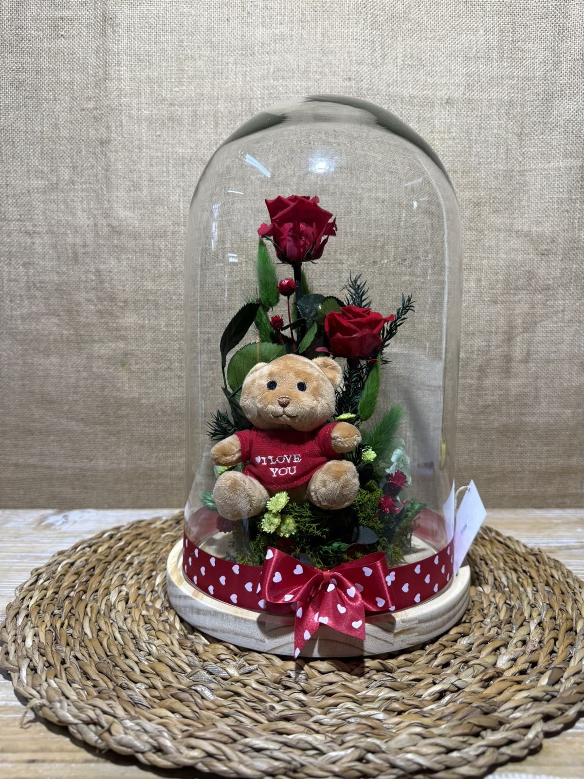 Cúpula roja peluche pequeño - Imagen 3