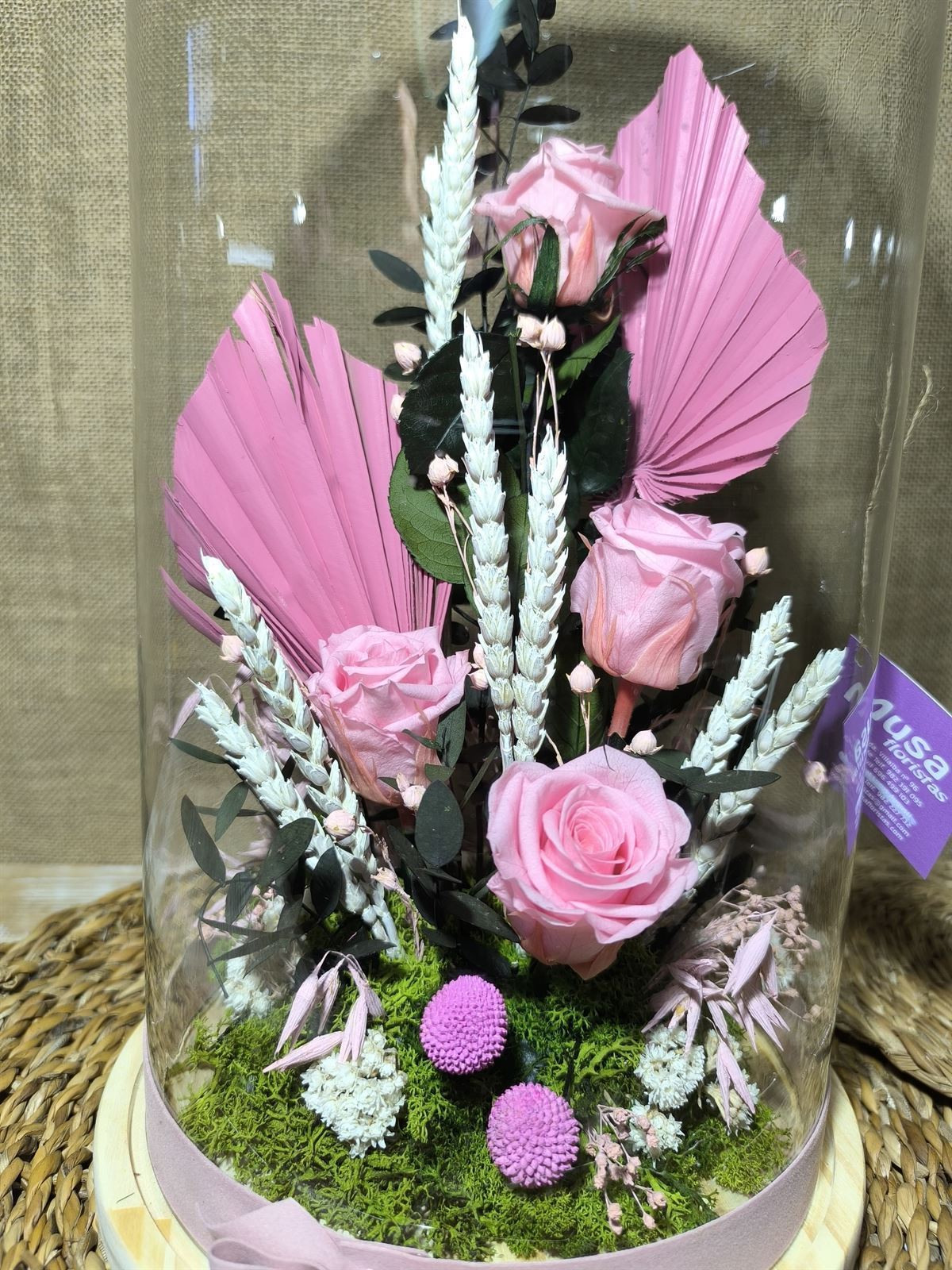 Cúpula rosa y blanca - Imagen 1
