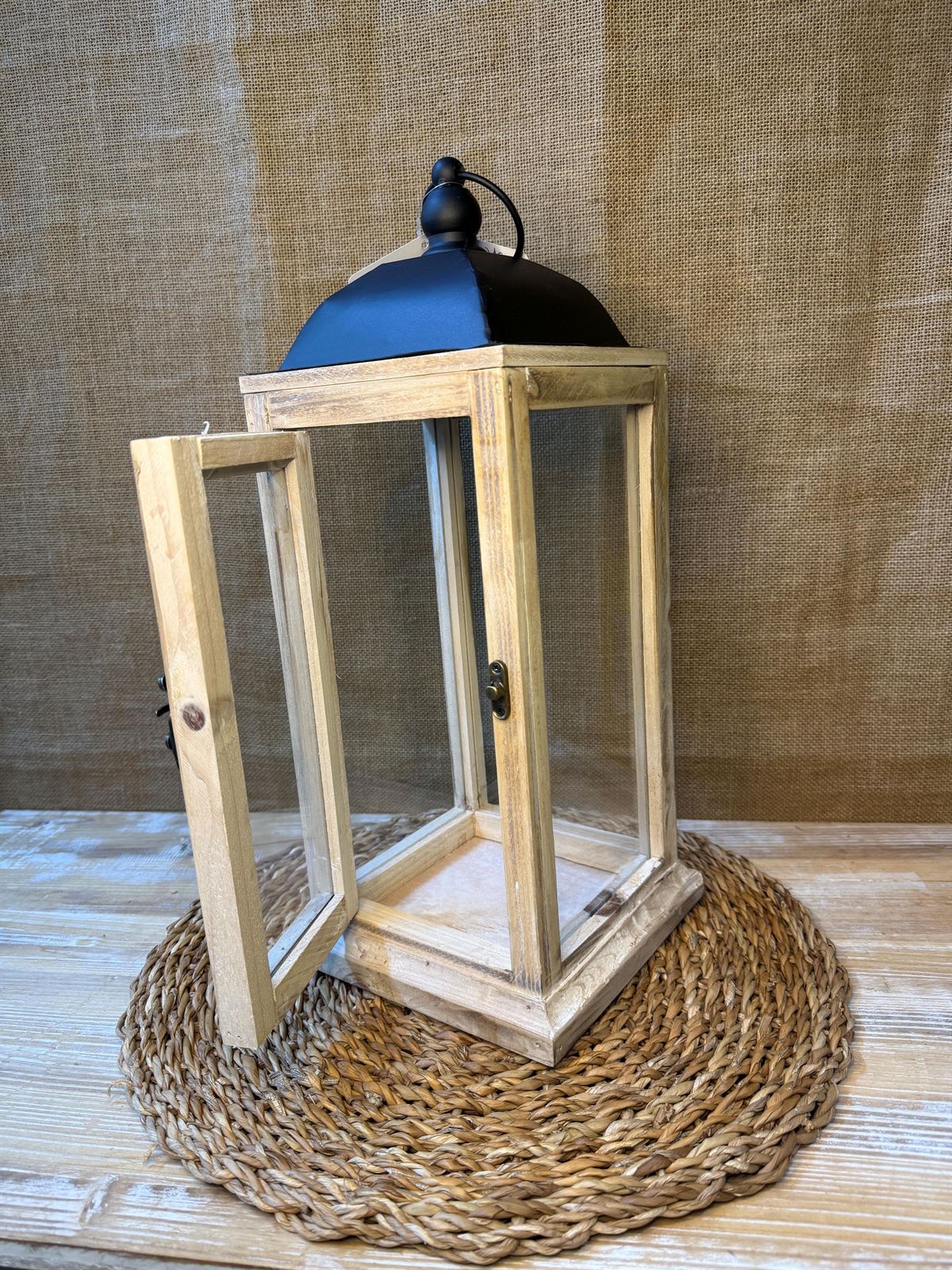 Farol madera grande - Imagen 3