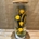Florero cilindro amarillo grande - Imagen 1