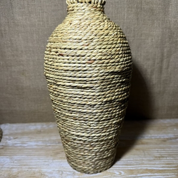Jarrón fibra natural pequeño - Imagen 1