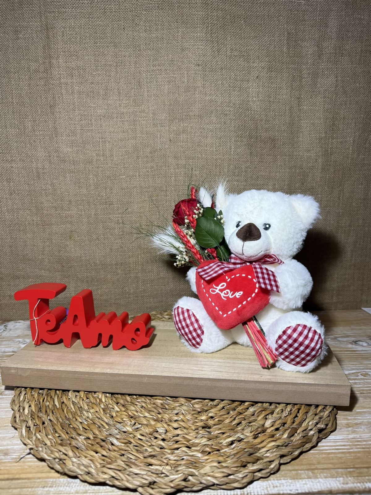 Madera TE AMO. - Imagen 1