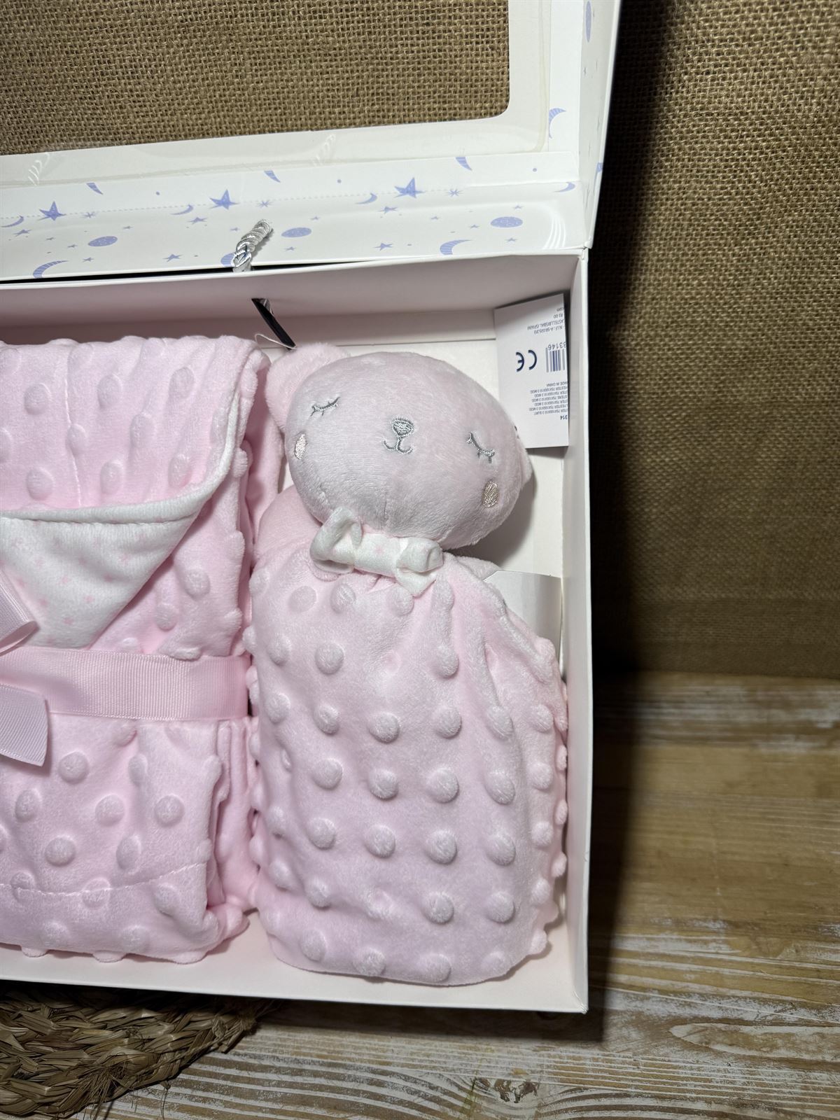 Manta + dou dou en tono rosa - Imagen 2