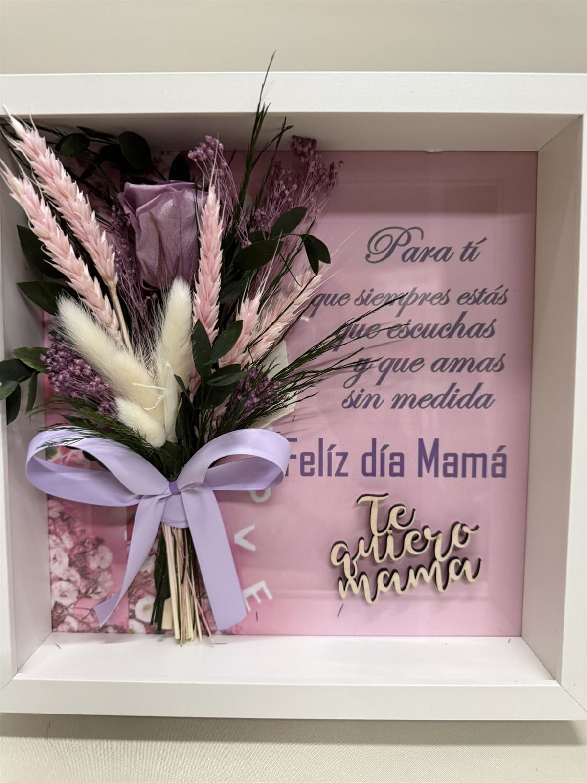 Marco en tonos lila con frase - Imagen 3