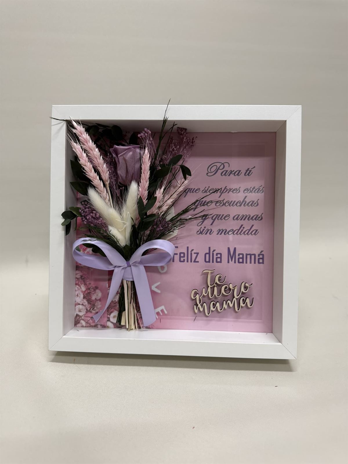 Marco en tonos lila con frase - Imagen 4