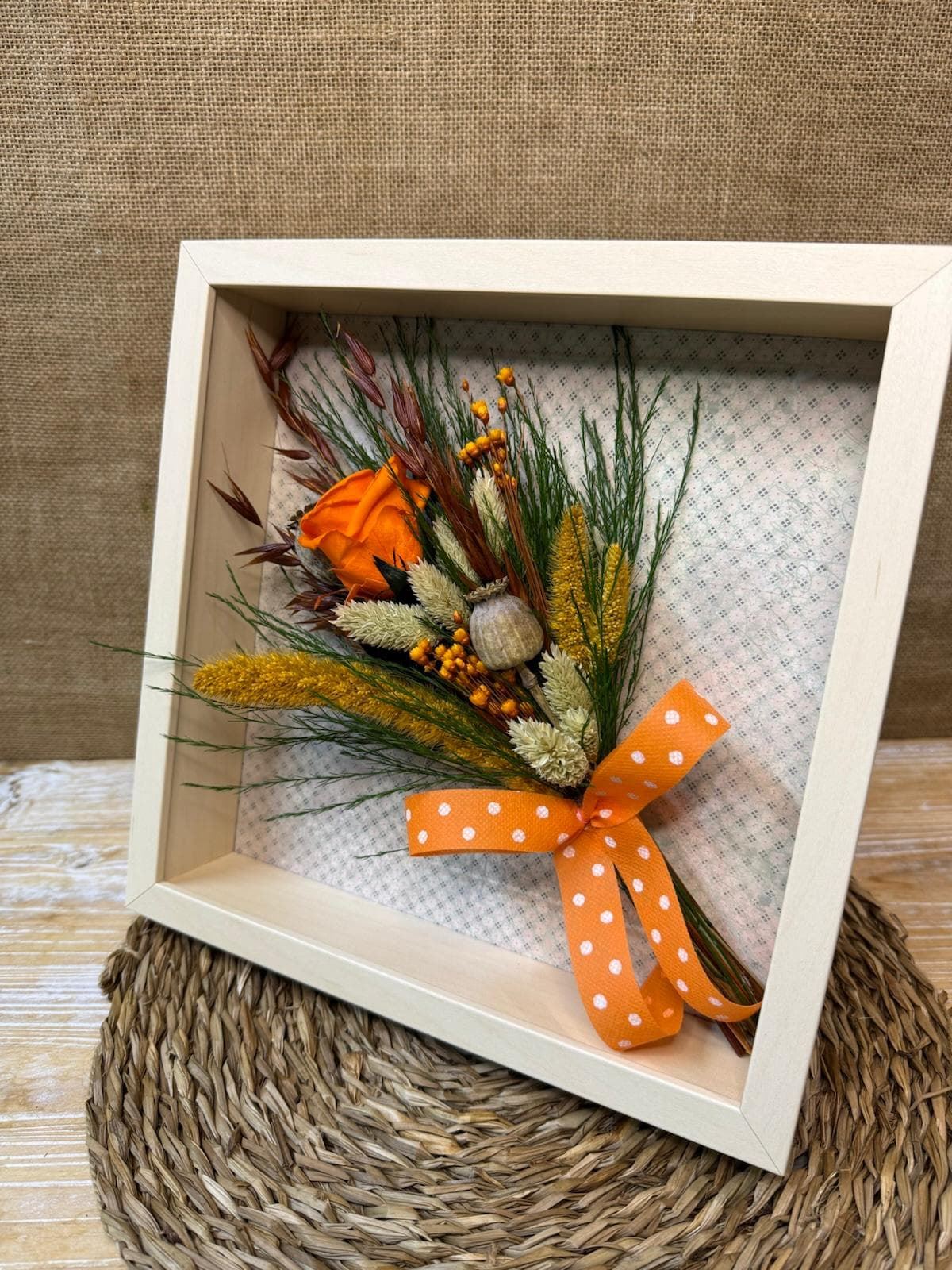 Marco en tonos naranjas - Imagen 1