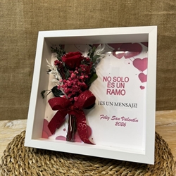 Marco en tonos rojos con frase (A) - Imagen 1