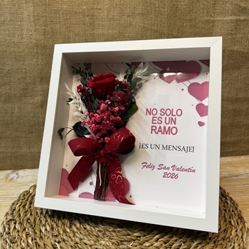 Marco en tonos rojos con frase (A) - Imagen 1