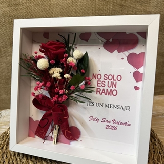 Marco en tonos rojos con frase (B) - Imagen 2