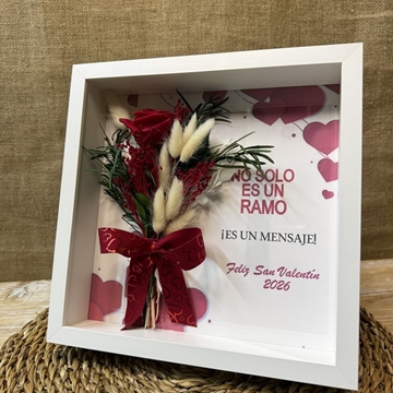 Marco en tonos rojos con frase (C) - Imagen 1