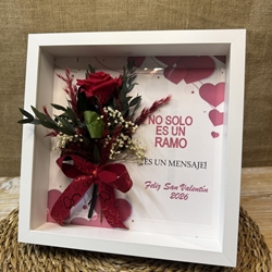 Marco en tonos rojos con frase (D) - Imagen 1