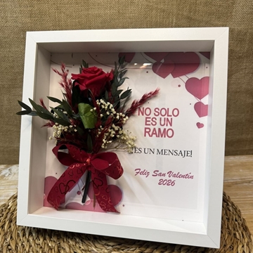 Marco en tonos rojos con frase (D) - Imagen 1