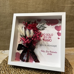 Marco en tonos rojos con frase (F) - Imagen 1