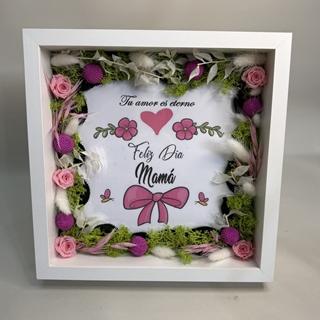 Marco en tonos rosa - Imagen 1