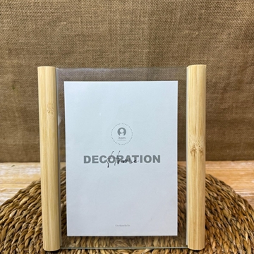 Marco foto bambú cristal - Imagen 2