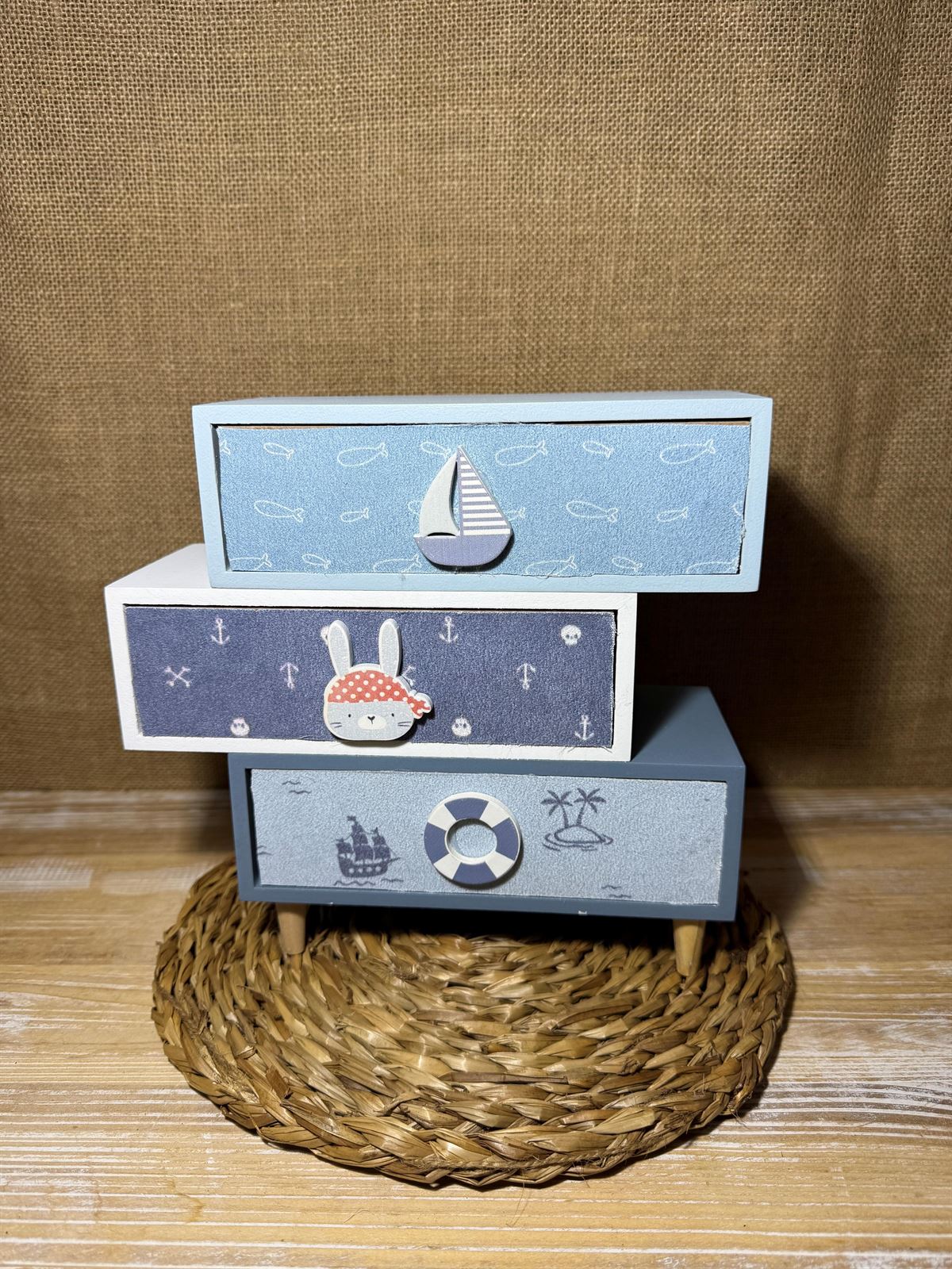 Mueble pequeño azul - Imagen 1