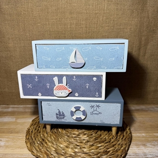 Mueble pequeño azul - Imagen 1