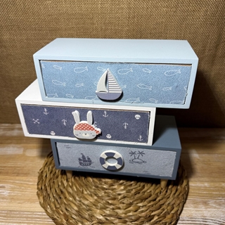 Mueble pequeño azul - Imagen 2