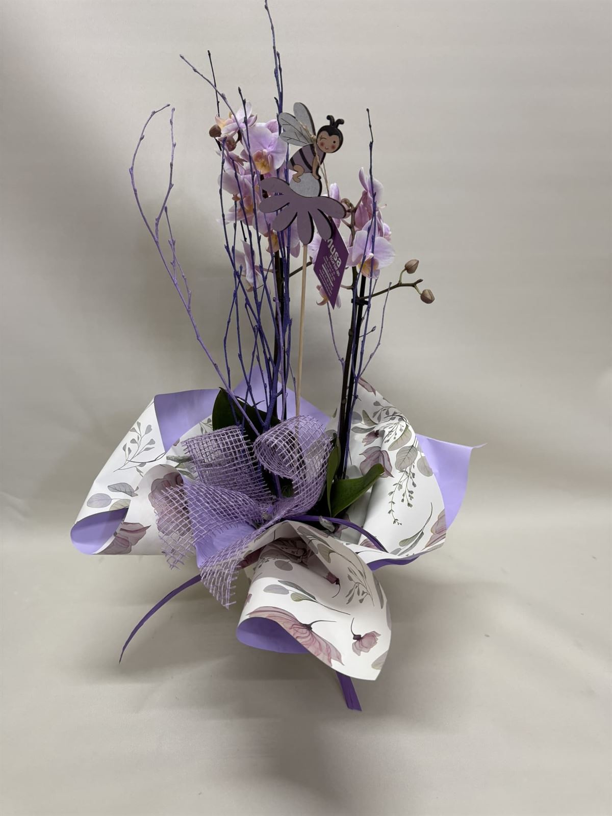 Orquídea lila claro pequeña - Imagen 2