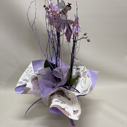 Orquídea lila claro pequeña - Imagen 2