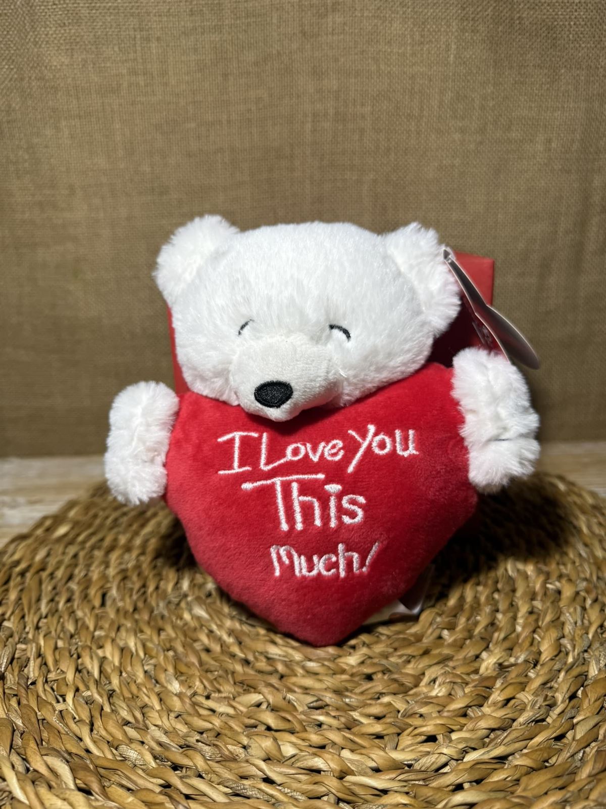 Oso blanco con corazón - Imagen 3