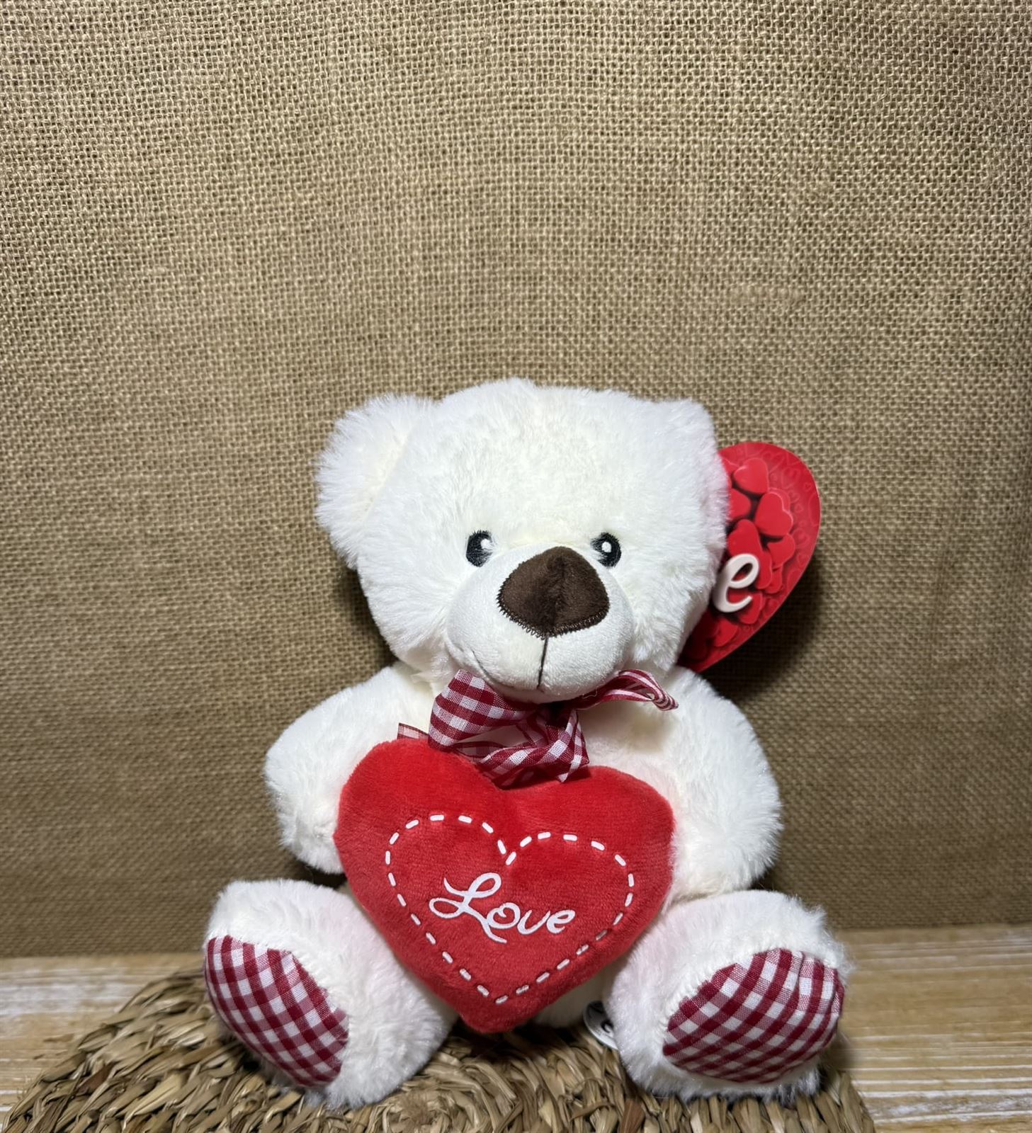 Oso blanco love vichy - Imagen 2